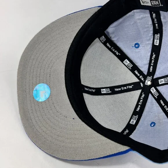 Vtg Cleveland Indians Snap Back Hat Blue New Era Darth Vader Star Wars Mens 90s